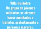 JÓVENES SE OFRECEN PARA REALIZAR MANDADOS