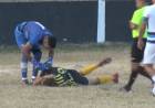 PREOCUPANTE LESIÓN EN LA ZONA CERVICAL... EL ARBITRO SIGA SIGA