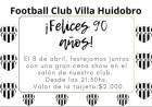 EL VILLA FESTEJA SU 90 ANIVERSARIO