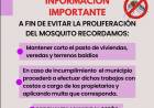 DENGUE: SE RETOMAN LOS CONTROLES PREVENTIVOS