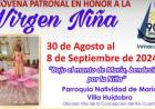 ESTE VIERNES COMIENZA LA NOVENA PATRONAL