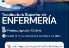 INSCRIPCIONES PARA LA CARRERA DE ENFERMERIA