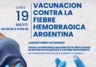 EL PRÓXIMO LUNES SE VACUNARÁ CONTRA LA FIEBRE HEMORRAGICA ARGENTINA