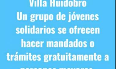 JÓVENES SE OFRECEN PARA REALIZAR MANDADOS