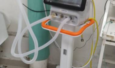 LLEGÓ EL RESPIRADOR PARA EL HOSPITAL LOCAL