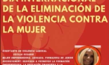 CHARLA POR EL DÍA INTERNACIONAL DE LA ELIMINACIÓN DE LA VIOLENCIA CONTRA LA MUJER