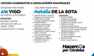 ELECCIONES 2021: ANA ZANOTTO FORMA PARTE DE LA LISTA DE HACEMOS POR CÓRDOBA
