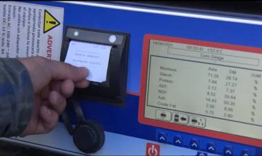 CENTRO DE GANADEROS: LABORATORIO MÓVIL PARA ANÁLISIS DE SILOS DE MAÍZ  