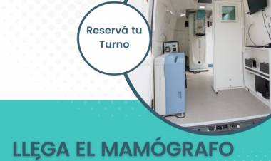 EL MAMÓGRAFO MÓVIL PRESENTE EN NUESTRA LOCALIDAD