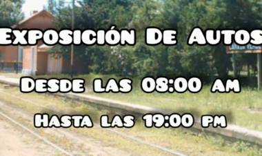 EXPOSICIÓN DE AUTOS, MOTOS Y CAMIONETAS EN EL PREDIO DEL FERROCARRIL
