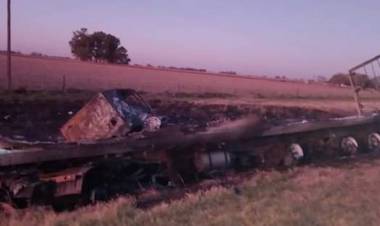 GRAVE ACCIDENTE DE UN CAMIONERO LOCAL