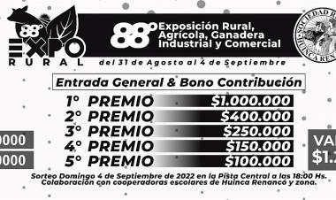 PREMIOS DE LA RURAL: TRES FAVORECIDOS DE NUESTRA LOCALIDAD