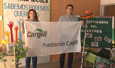 DONACIÓN DE FUNDACIÓN CARGILL A LA ESCUELA ESPECIAL