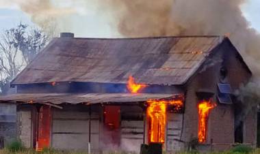 SE INCENDIO LA ESTACIÓN DE VILLA MODERNA
