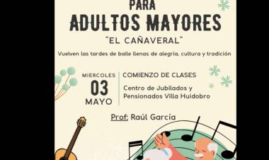 COMIENZA EL TALLER DE FOLCLORE PARA ADULTOS MAYORES