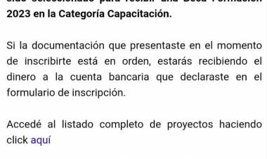 ELIAS DOMINGUEZ RECIBIÓ UNA BECA PARA PODER ESTUDIAR DOS CONCIERTOS