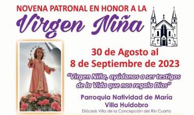 COMIENZA LA NOVENA PATRONAL EN HONOR A LA VIRGEN NIÑA