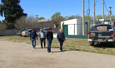 EL PRESIDENTE DE EPEC VISITÓ LA SUBESTACIÓN DE LA COOPERATIVA LOCAL