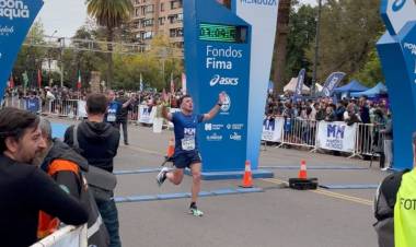AVARO CORRIÓ SU PRIMERA MARATÓN EN MENDOZA
