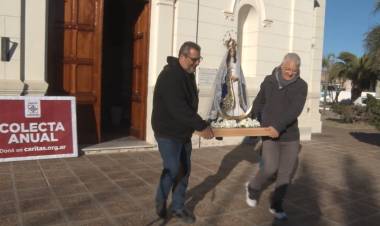 LA VIRGEN DE LA INMACULADA CONCEPCIÓN DE VISITA EN NUESTRO PUEBLO