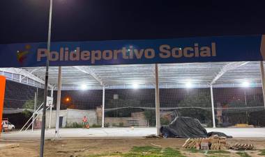 TORNEOS DEPORTIVOS POR LA FIESTA DEL TRIGO Y SE INAUGURA EL POLIDEPORTIVO SOCIAL