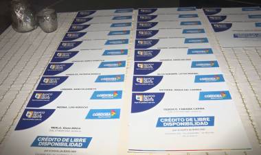 ENTREGA DE CRÉDITOS PROVINCIALES DEL BANCO DE LA GENTE