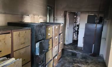 TRAS EL INCENDIO BUSCAN FONDOS PARA REPARAR LOS DAÑOS EN EL HOSPITAL