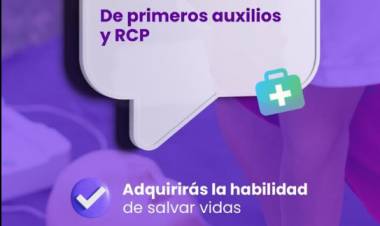 CAPACITACIÓN EN RCP DICTADA POR LOS BOMBEROS EN EL CENTRO DE JUBILADOS