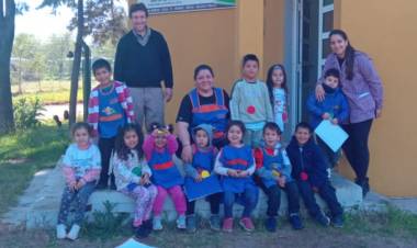ALUMNOS DEL JARDÍN BERNARDINO VISITARON LA PLATA DE AGUA DE LA COOPERATIVA