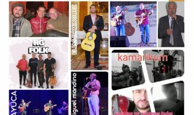 LLEGA UNA GRAN PEÑA FOLCLORICA AL BOCHING 