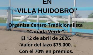 EL CENTRO TRADICIONALISTA ANUNCIA UNA GRAN PIALADA PARA ABRIL