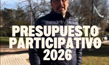 SE ABRIERON LAS POSTULACIONES PARA EL PRESUPUESTO PARTICIPATIVO 2026