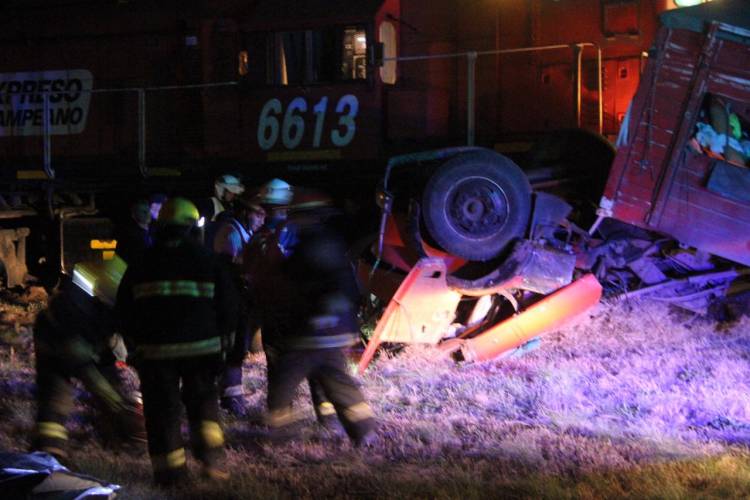 TRAGEDIA EN PICO: CAMIONERO MURIÓ TRAS SER ARROLLADO POR UN TREN