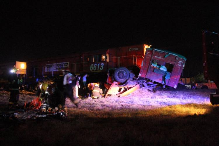 TRAGEDIA EN PICO: CAMIONERO MURIÓ TRAS SER ARROLLADO POR UN TREN