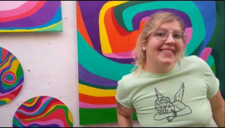 UNA HUIDOBRENSE PRESENTE EN "ARTISTAS ARTEANDO"