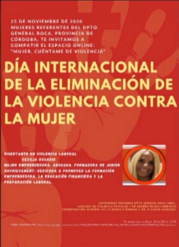 CHARLA POR EL DÍA INTERNACIONAL DE LA ELIMINACIÓN DE LA VIOLENCIA CONTRA LA MUJER