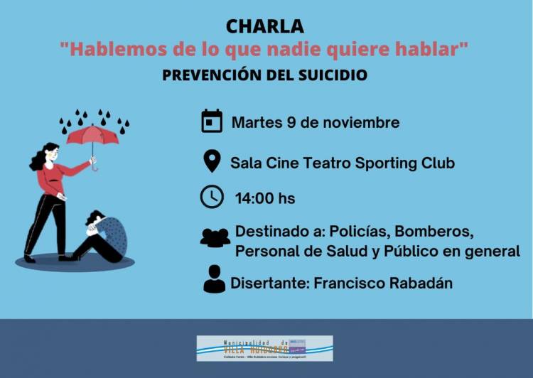 CHARLA EN PREVENCIÓN DE SUICIDIOS EN EL IPEMyA 188