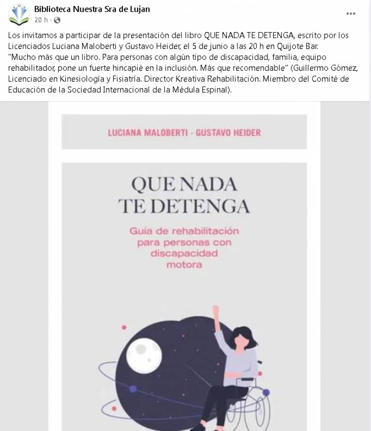 GUSTAVO HEIDER PRESETA SU LIBRO EL DOMINGO EN QUIJOTE