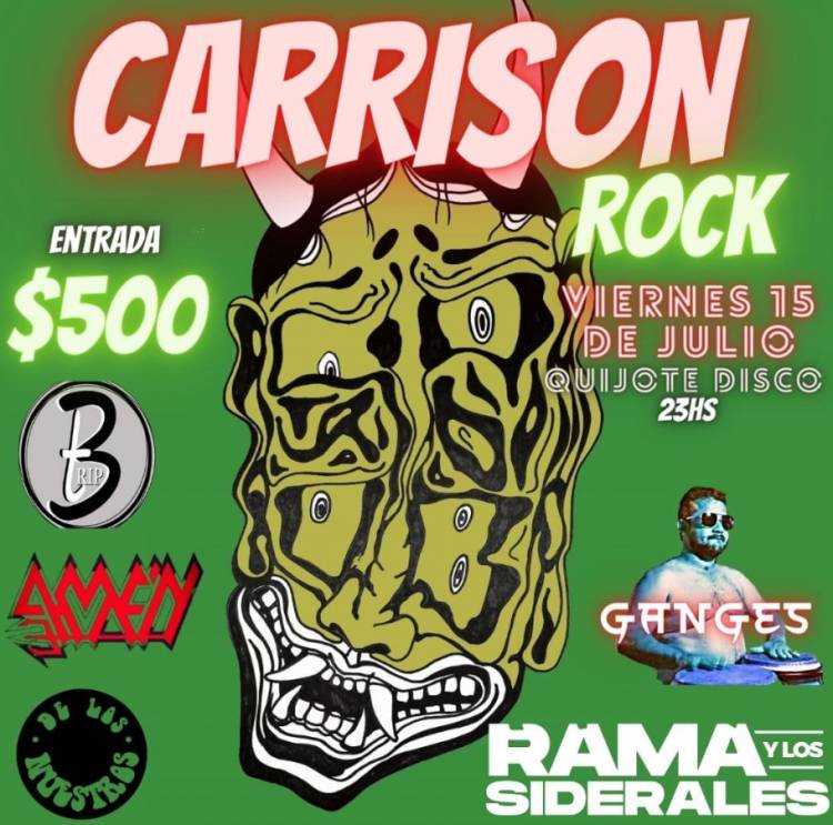 TODO LISTO PARA LA VUELTA DEL CARRISON ROCK