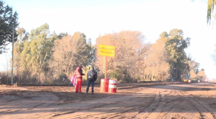 PESE A ALGUNOS CONTRATIEMPOS LA OBRA DE LA RUTA AVANZA A BUEN RITMO