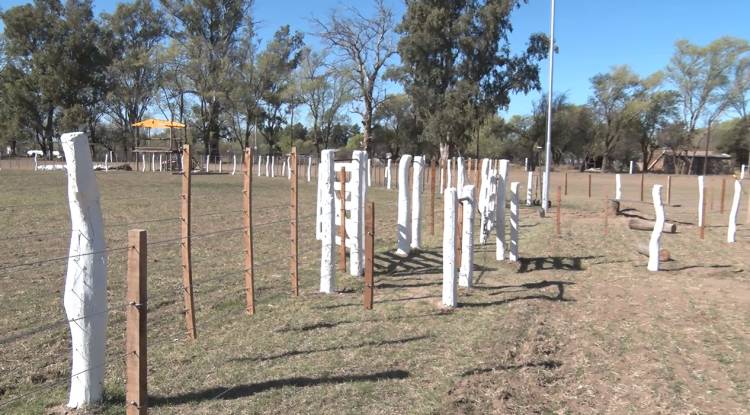 TODO LISTO PARA LA PRIMER FIESTA GAUCHA DEL CENTRO TRADICIONALISTA CAÑADA VERDE