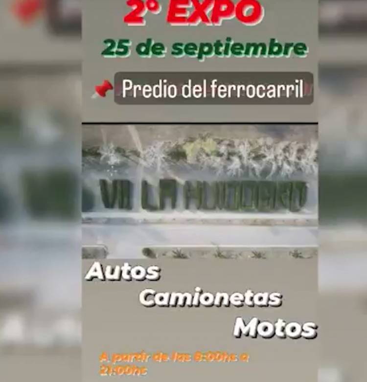 LLEGA LA SEGUNDA EDICIÓN DE LA EXPO AUTOS