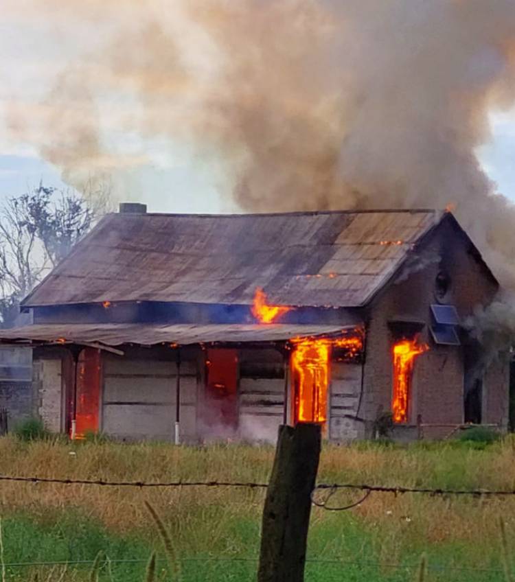 SE INCENDIO LA ESTACIÓN DE VILLA MODERNA