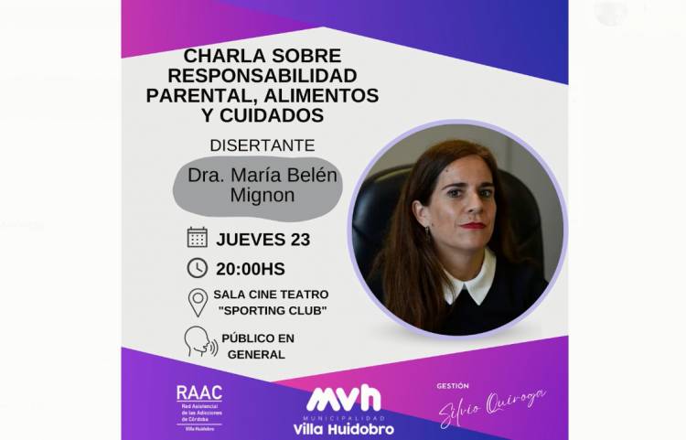 CHARLA SOBRE RESPONSABILIDAD PARENTAL 