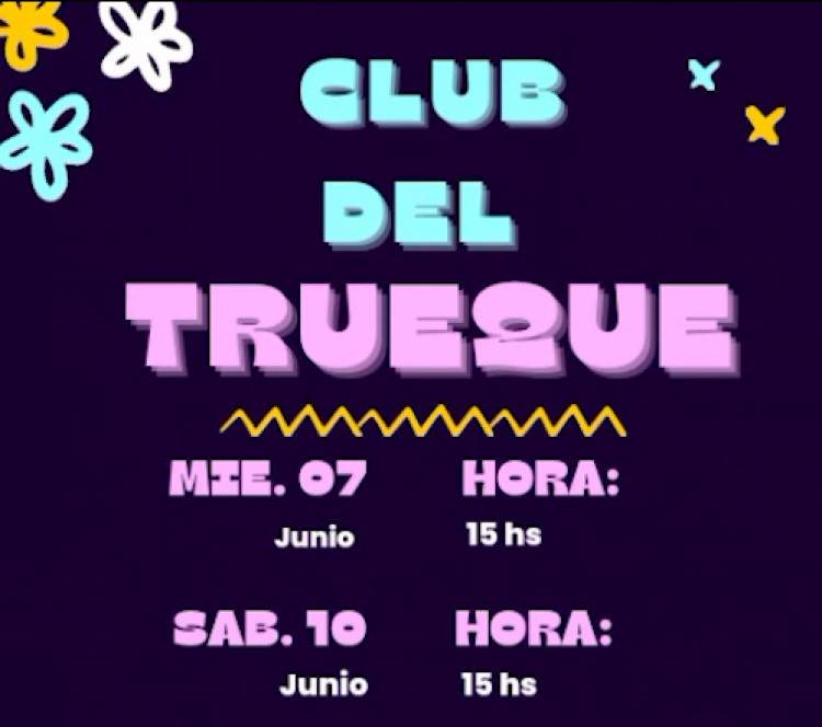 AL CLUB DEL TRUEQUE SE LE SUMA UN DÍA MÁS