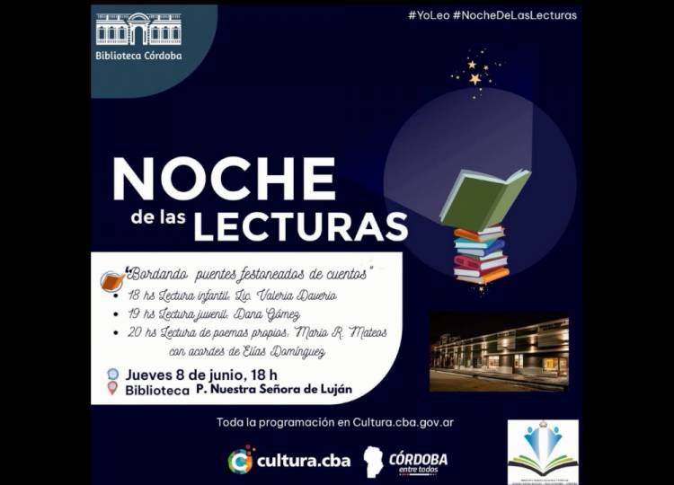 SE VIENE LA NOCHE DE LAS LECTURAS