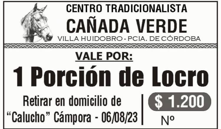 EL CENTRO TRADICIONALISTA PREPARA UN LOCRO Y UNA JINETEADA PARA SEPTIEMBRE