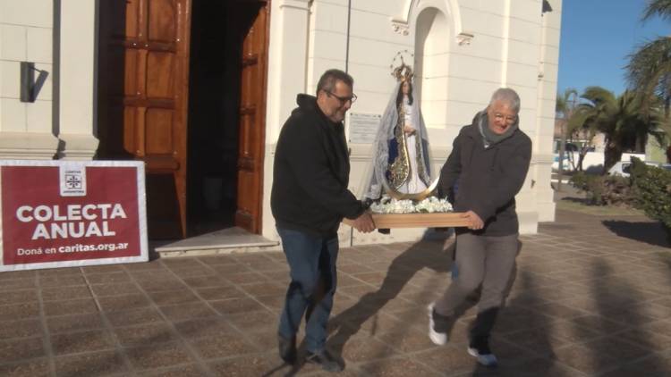 LA VIRGEN DE LA INMACULADA CONCEPCIÓN DE VISITA EN NUESTRO PUEBLO