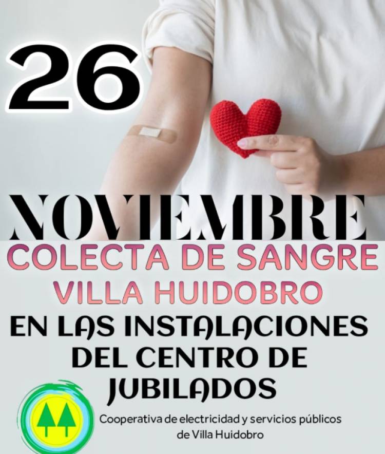 LLEGA UNA NUEVA CAMPAÑA DE COLETA DE SANGRE